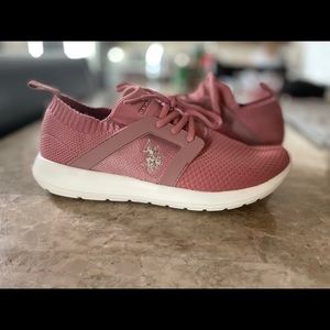 Pink U.S. Polo Assn. shoes